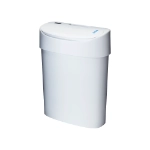 No-touch sanitary bin white side