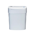 No-touch sanitary bin white front